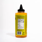 Back view of the Pistachio Syrup bottle showing the Nutrition Facts panel and ingredients list.